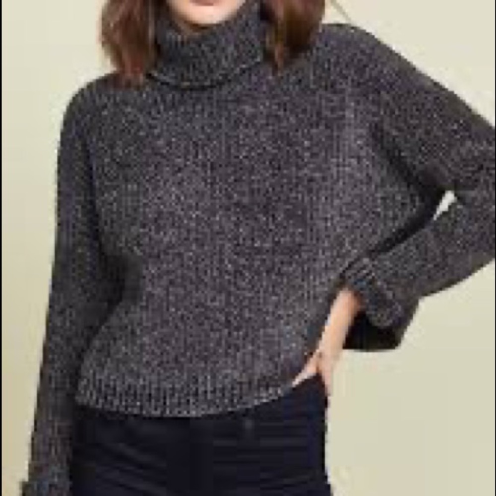 Blank NYC Mica Sweater Dark Grey